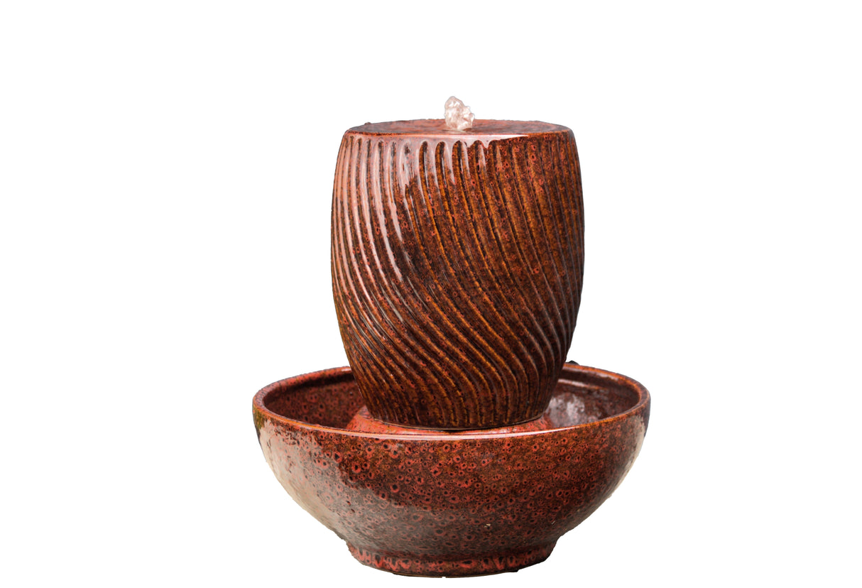 Sunset Twist Jar Fountain By Plantatorem