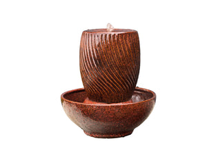 Sunset Twist Jar Fountain By Plantatorem