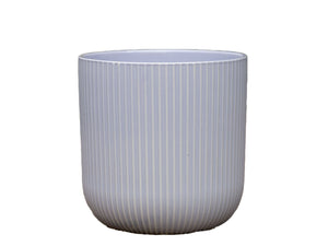 Fluted Cylinder Planter (No Saucer)