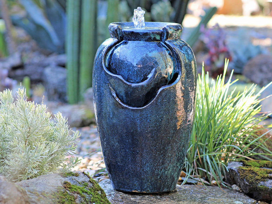 Tea Garden Fountain in Deep Blue Sea