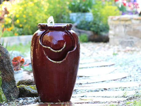 Buy Tea Garden Fountain (Ox Red) By Plantatorem