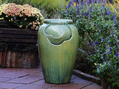 Tea Garden Fountain (Papaya) By Plantatorem