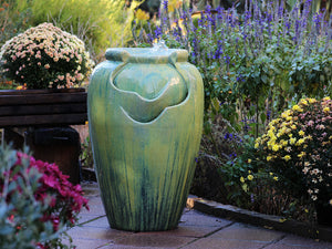 Tea Garden Fountain (Papaya) By Plantatorem