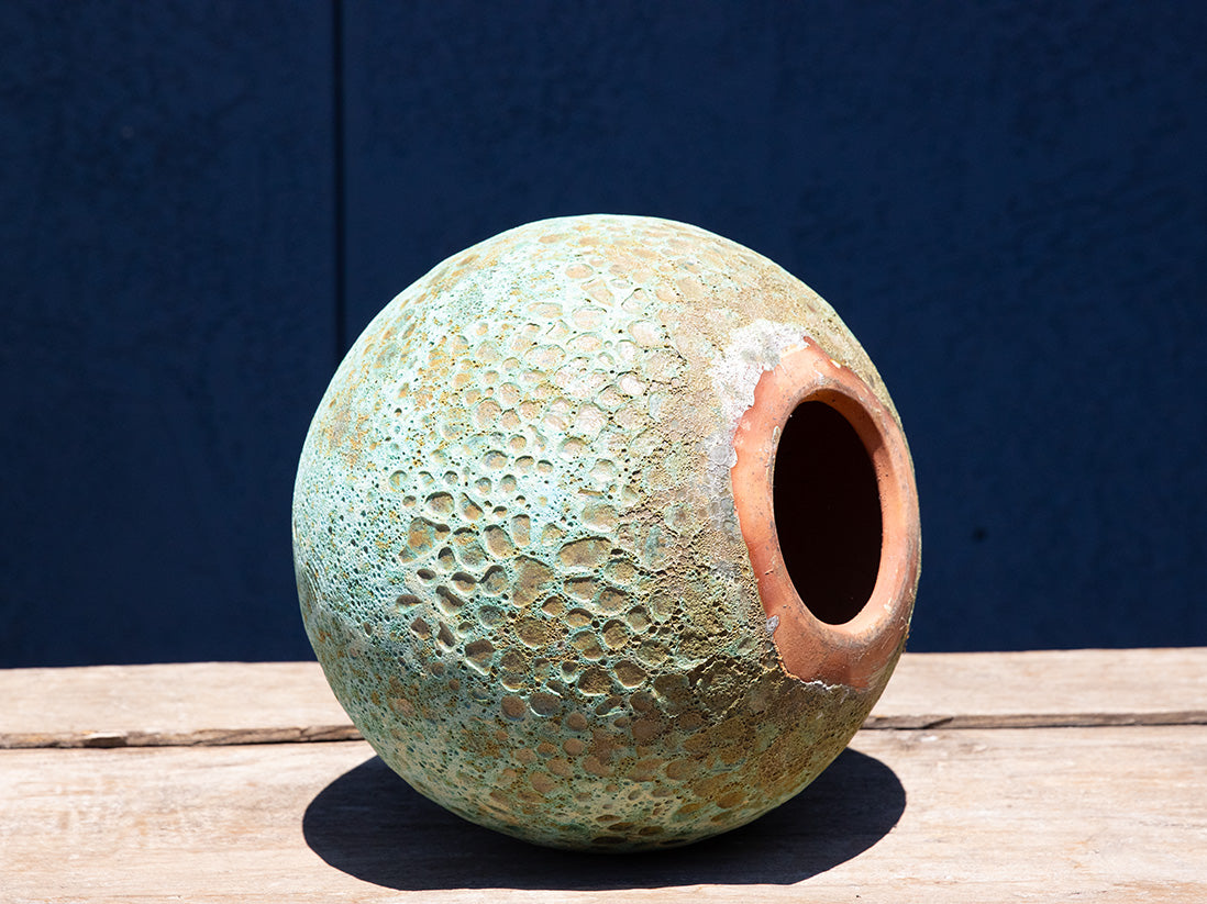 Outdoor Decorative Sphere Vintage 12" By Plantatorem