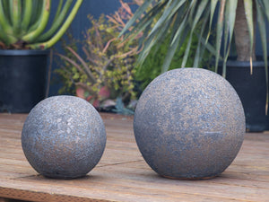 Outdoor Decorative Sphere-Silver Rock By Plantatorem