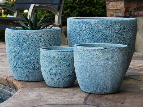 Coco Pots Coral - Set of 4 By Plantatorem