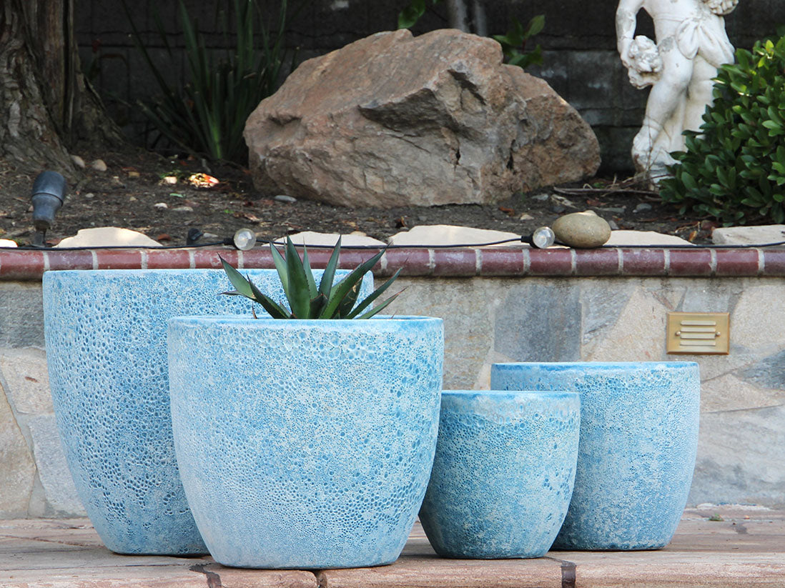 Coco Pots Coral - Set of 4 By Plantatorem