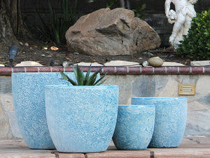 Coco Pots Coral - Set of 4 By Plantatorem