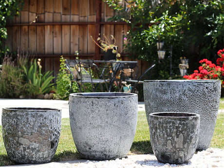 Coco Pots Coral - Set of 4 By Plantatorem
