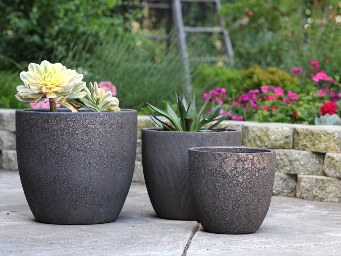 Coco Pots Coral - Set of 4 By Plantatorem