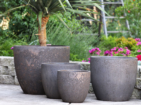Coco Pots Coral - Set of 4 By Plantatorem
