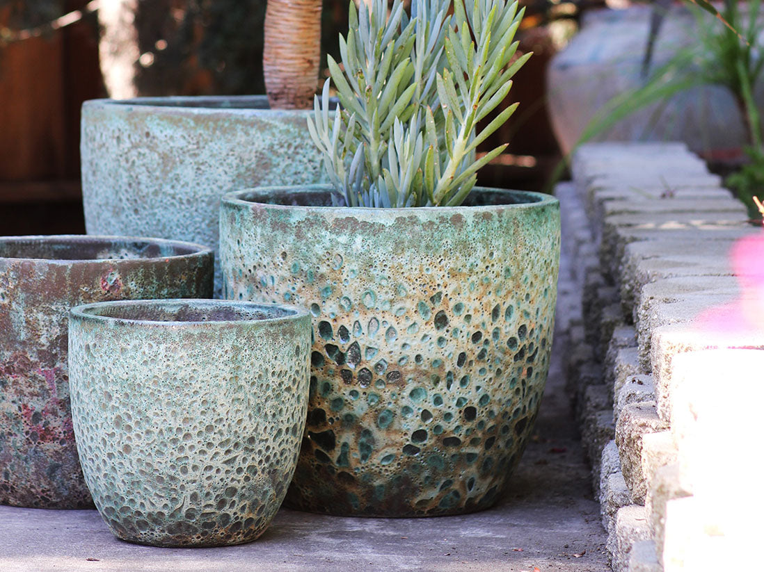 Coco Pots Coral - Set of 4 By Plantatorem