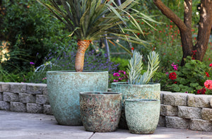 Coco Pots Coral - Set of 4 By Plantatorem