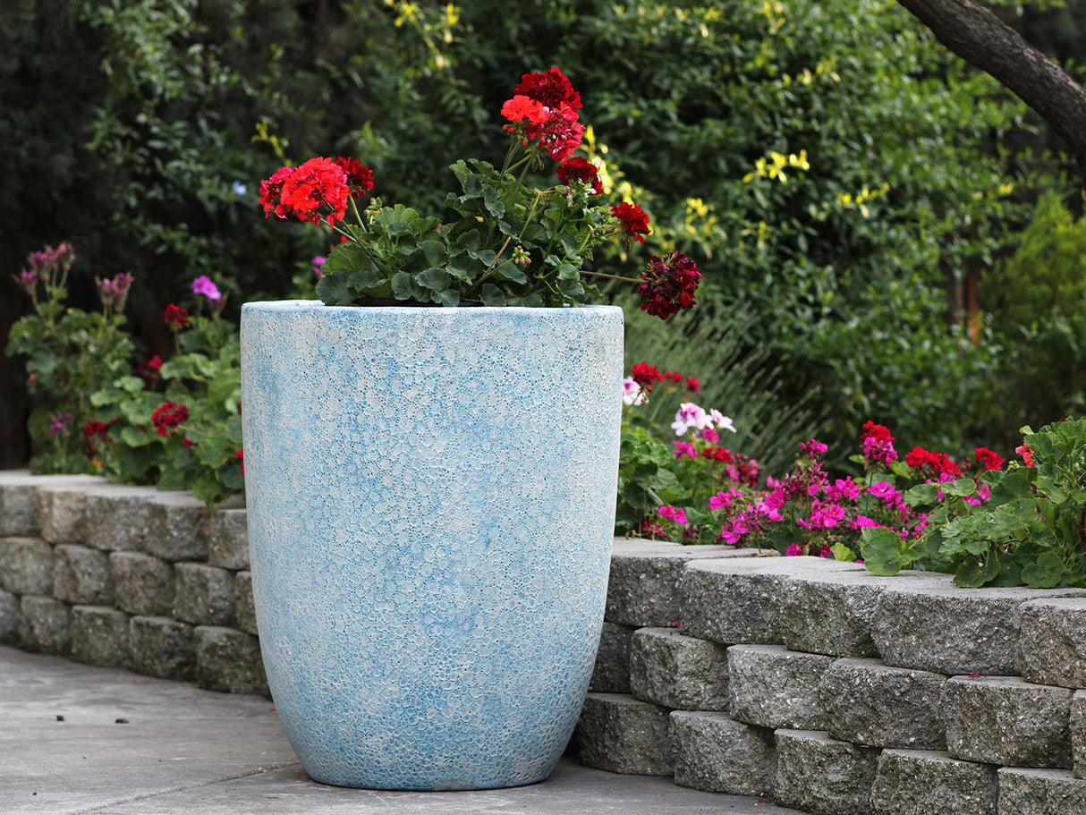 Tall Milano Cone Planters - Set of 4 (Coral) By Plantatorem