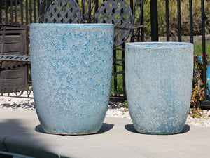 Tall Milano Cone Planters - Set of 4 (Coral) By Plantatorem