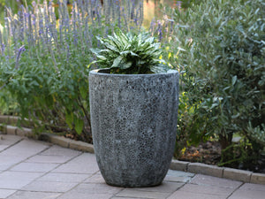Tall Milano Cone Planters - (Coral) By Plantatorem
