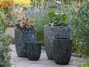 Tall Milano Cone Planters - (Coral) By Plantatorem