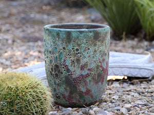 Tall Milano Cone Planters - Set of 4 (Coral) By Plantatorem
