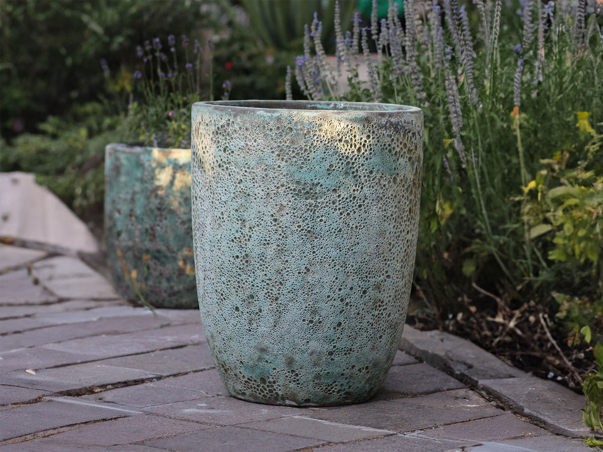 Tall Milano Cone Planters - Set of 4 (Coral) By Plantatorem