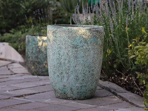 Tall Milano Cone Planters - Set of 4 (Coral) By Plantatorem