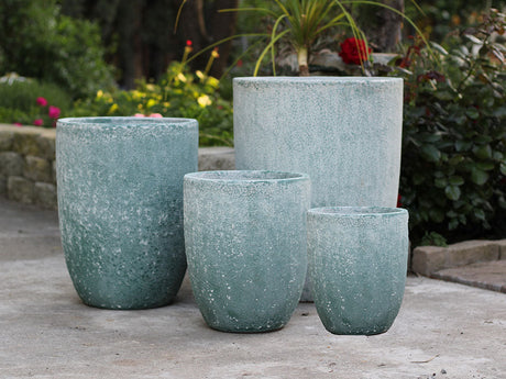 Tall Milano Cone Planters - Set of 4 (Coral) By Plantatorem