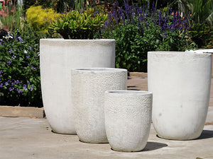 Tall Milano Cone Planters - Set of 4 (Coral) By Plantatorem