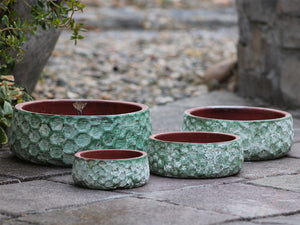 Hand Thrown Hexagon Bowls- Set of 4 By Plantatorem