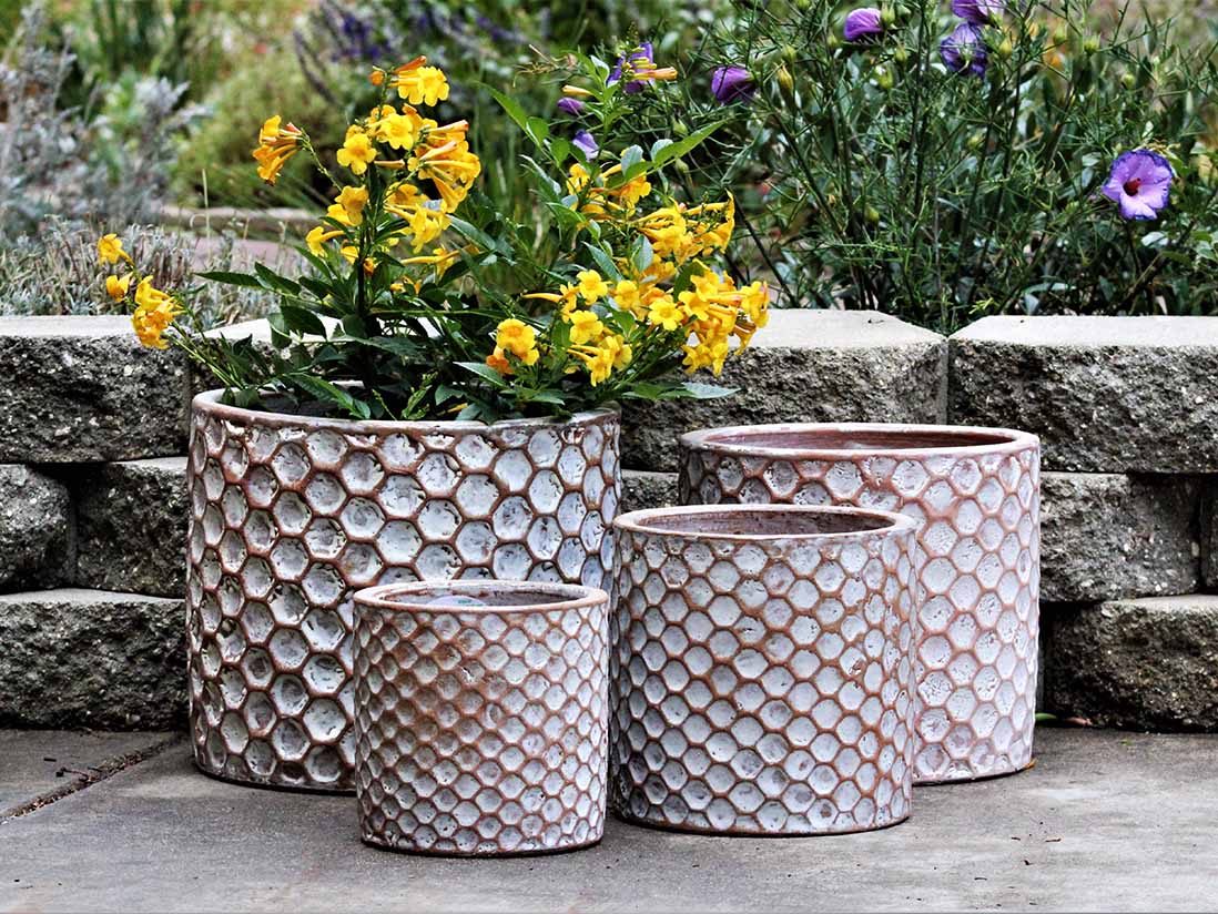 Cylinder Hexagon Planter