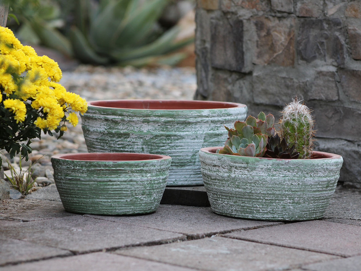English Tumbled Pots Low