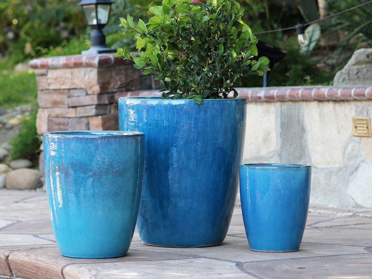 Cone Planter - Set of 3 ( Glazed )