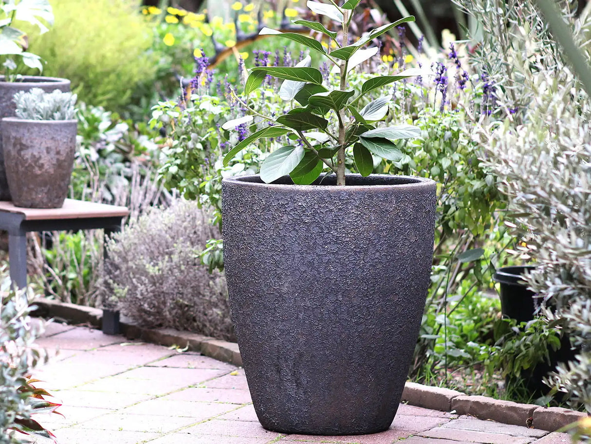 XLG Cone Planter - (Silver Rock) By Plantatorem