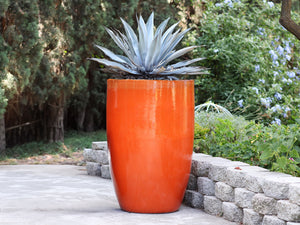 36 tall planter pot Buy Tall Barrel Planters Set of 2 Online 22" D x 32.5" H (XL) / Organic Clay