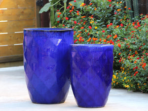 Tall Diamond Planter - Set of 2 By Plantatorem