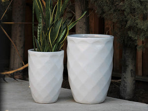 Tall Diamond Planter - Set of 2