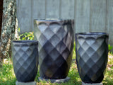 Medium High Diamond Planter - Set of 3