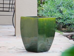 Tall Milano Square Planter By Plantatorem
