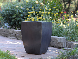 Tall Milano Square Planter By Plantatorem