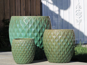 Guluna Diamond Planters - Set of 3