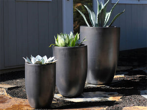 Mid Height Barrel Planter - Set of 3