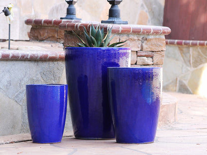 Slim Round Planter - Set of 3