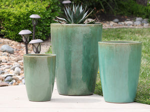 Slim Round Planter - Set of 3