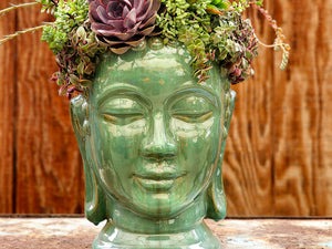 Buddha Head Planter