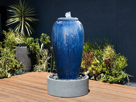 Tall Jar Fountain By Plantatorem
