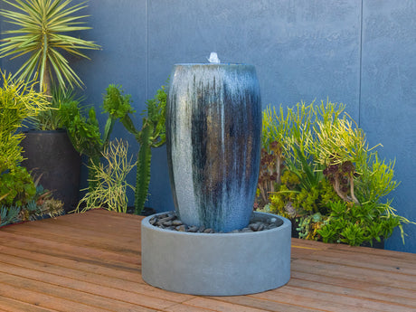 Drum Shape Fountain By Plantatorem