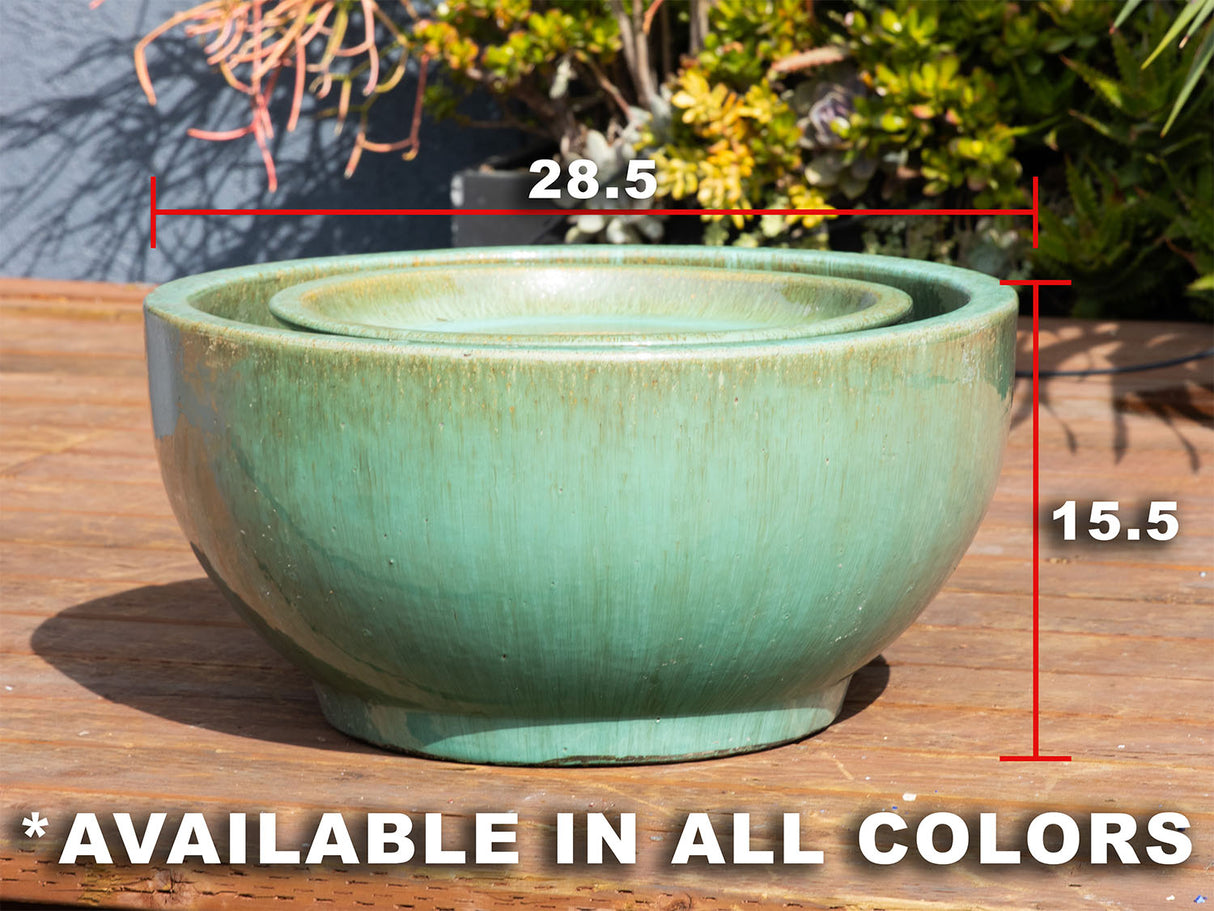 Drum Shape Fountain By Plantatorem