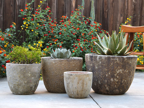 Rimless Parco Planter - Set of 4 By Plantatorem