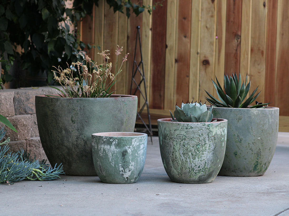Rimless Parco Planter - Set of 4 By Plantatorem