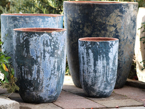 Milano Tall Barrel Planter - Set of 4 By Plantatorem