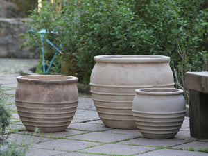 RIBBED ROUND PLANTER