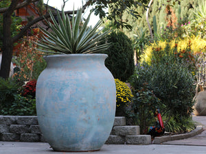 mediterranean style plant pots Authentic Mediterranean Cantaro Urn